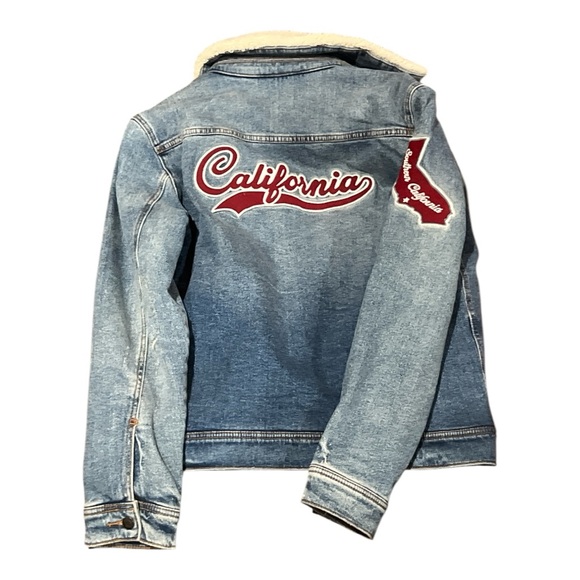 Hollister Denim Light Blue California Jacket Size M. New - Picture 11 of 11